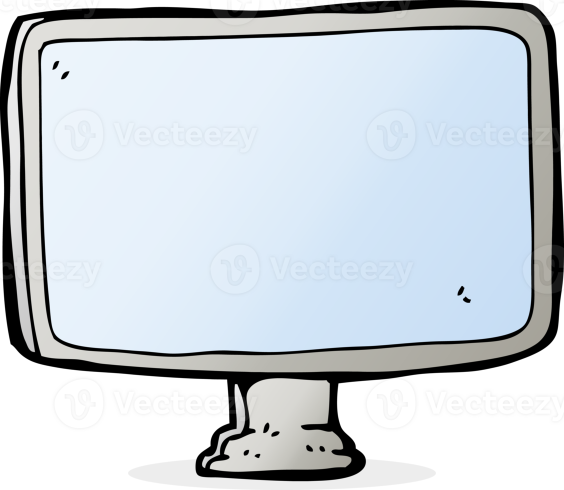 cartoon computer screen png