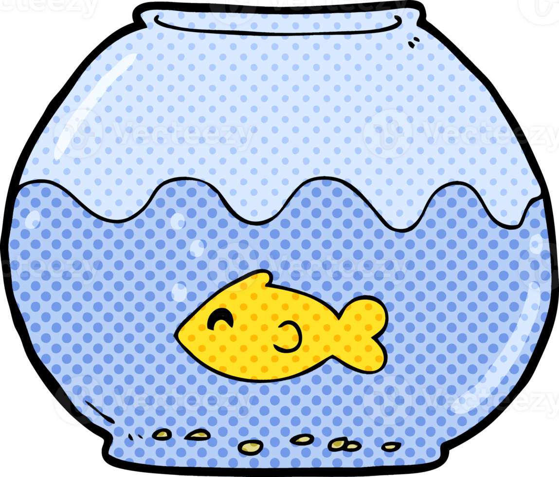cartoon fish in bowl png