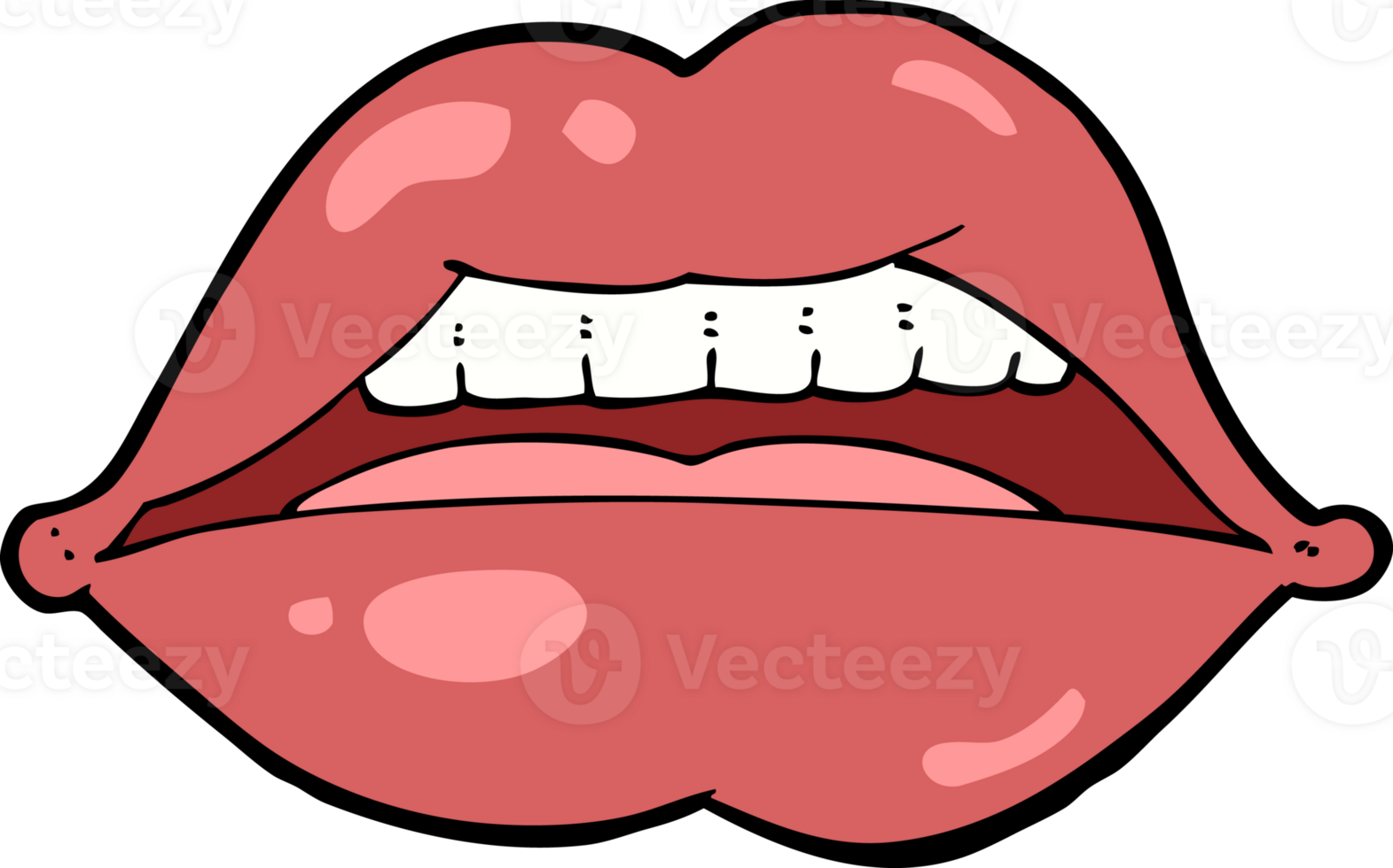 cartoon sexy lips symbol png