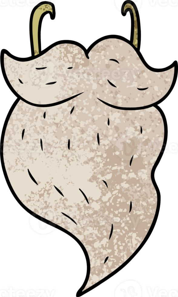 cartoon fake beard png