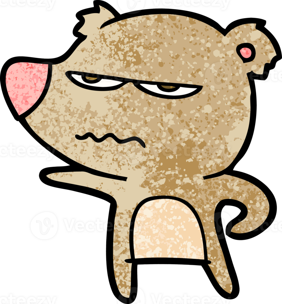 annoyed bear cartoon png