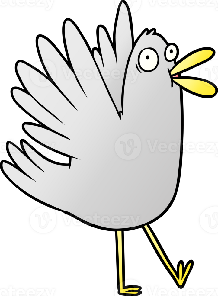 cartoon bird squawking png