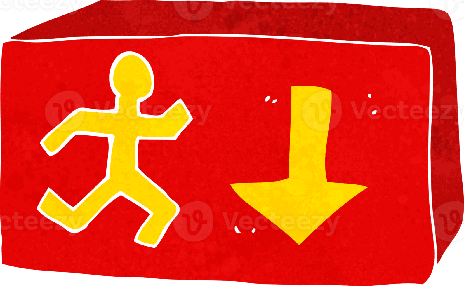 cartoon exit sign png