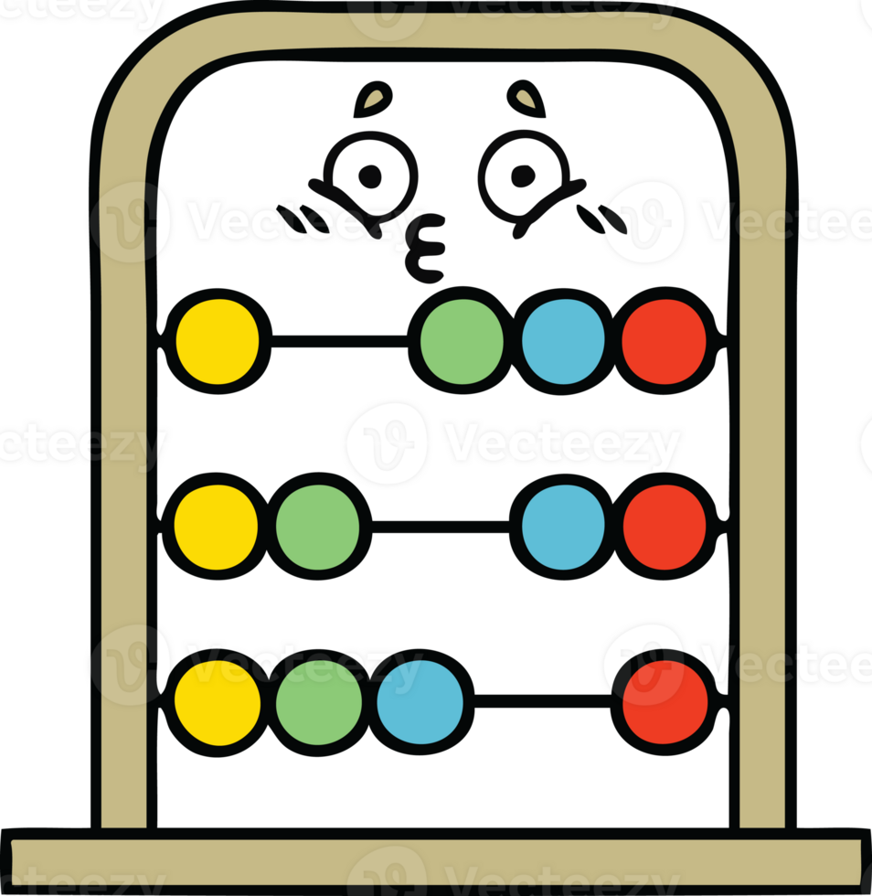 cute cartoon of a abacus png