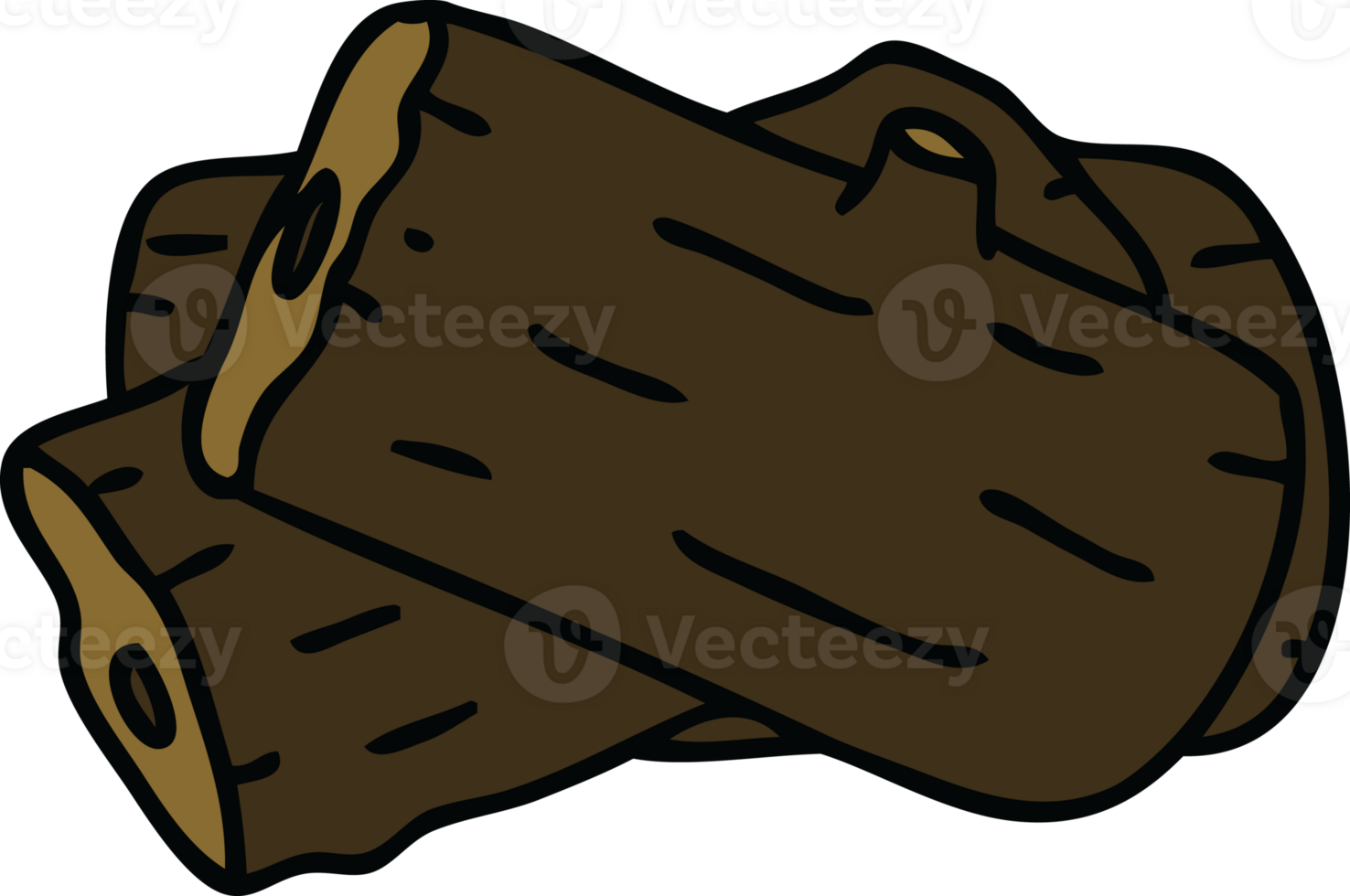 hand drawn quirky cartoon log png