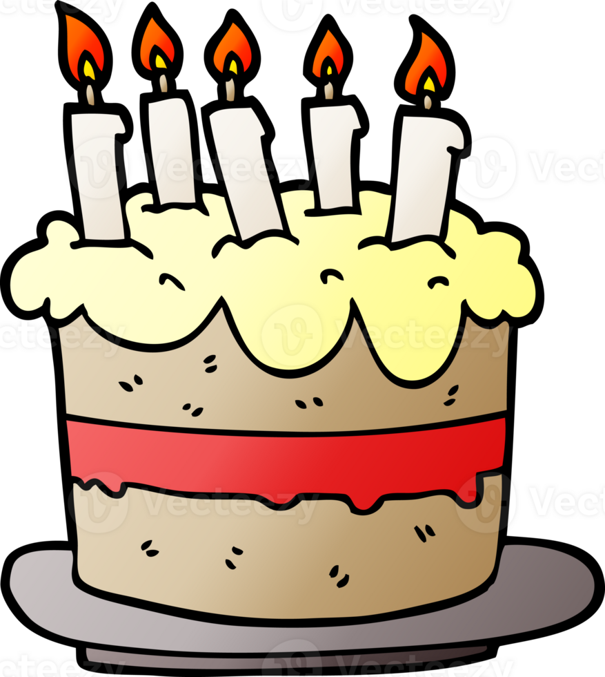 cartone animato scarabocchio compleanno torta png