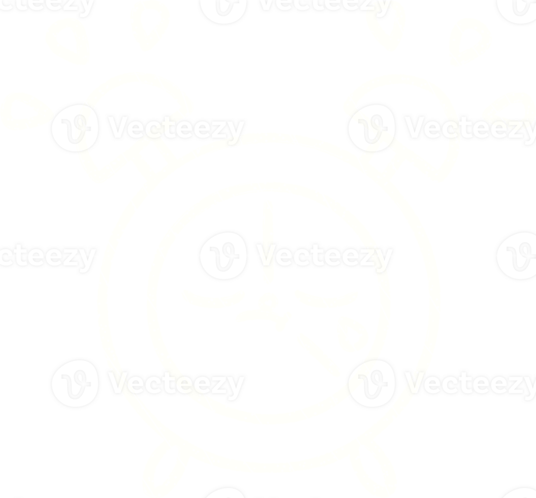 Alarm Clock Chalk Drawing png