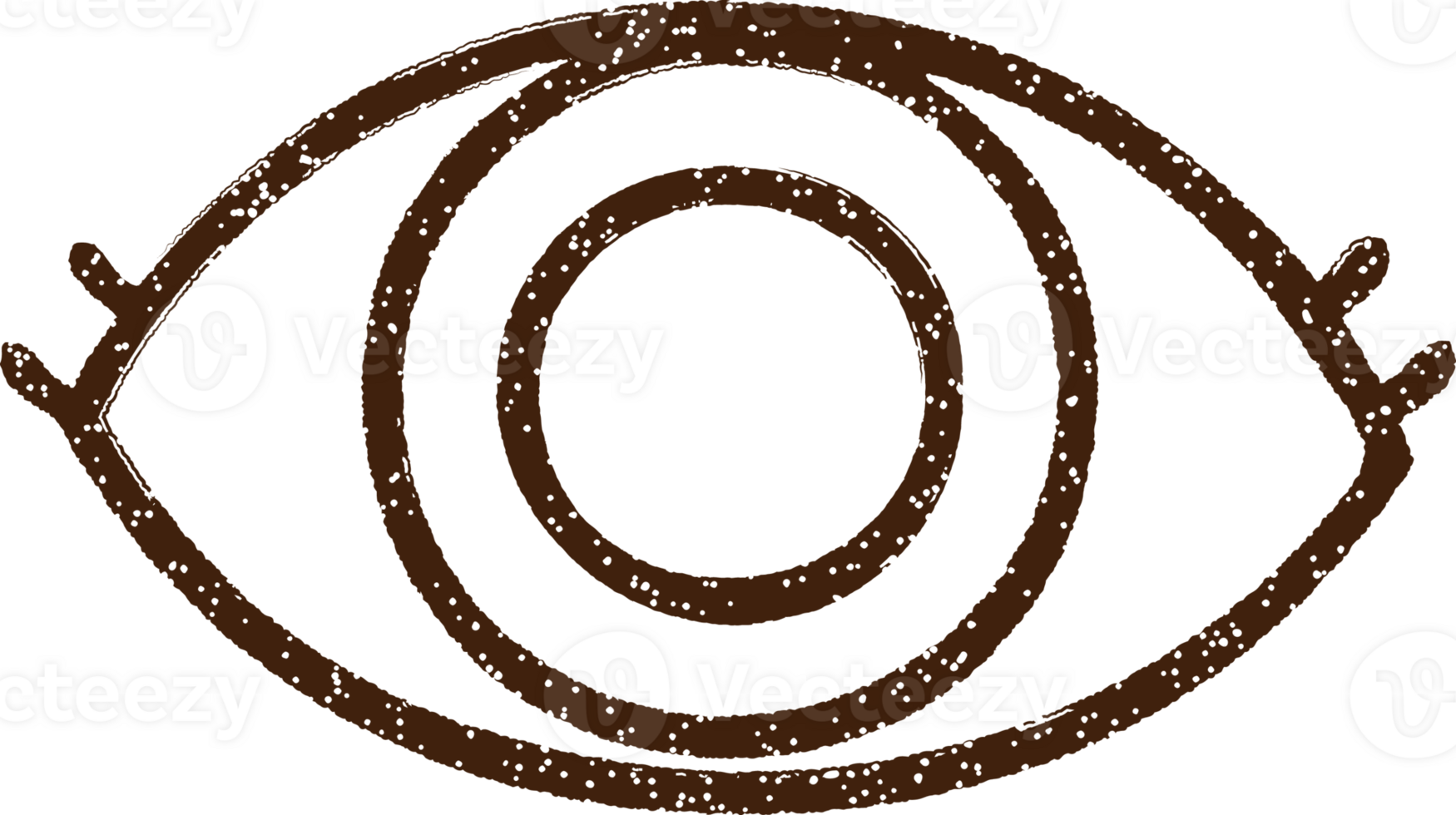 Eye Symbol Charcoal Drawing png