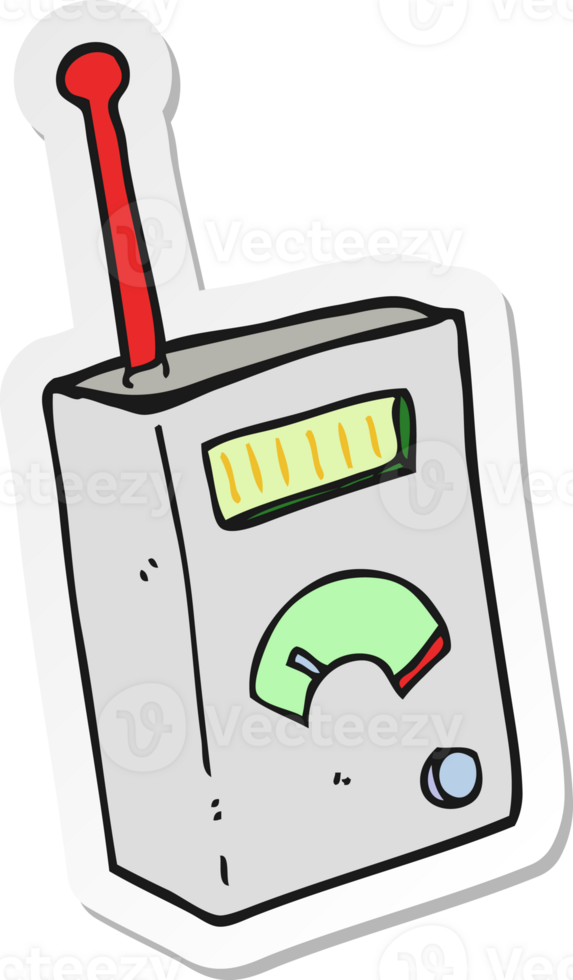 sticker of a cartoon scientific device png