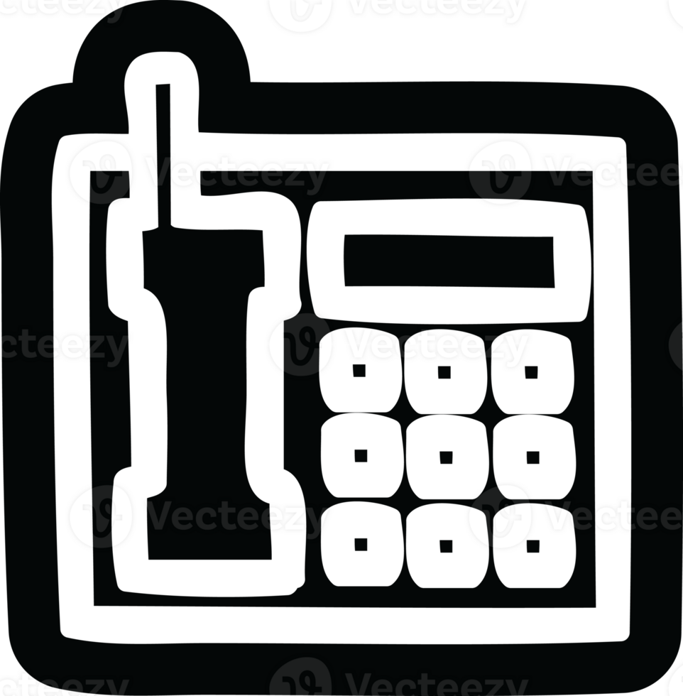 office telephone icon symbol png