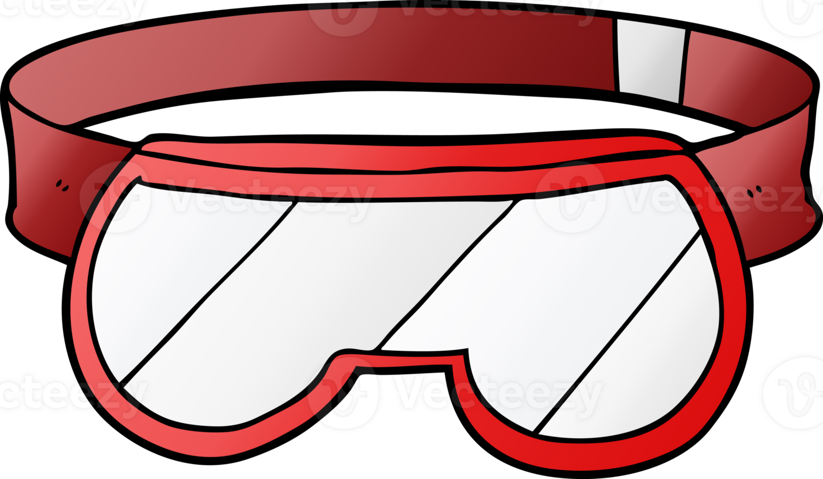 cartoon safety goggles png
