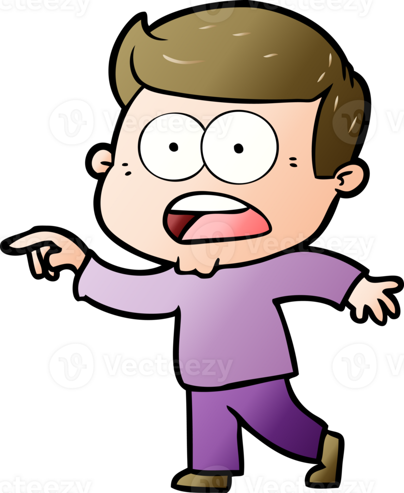 cartoon shocked man png