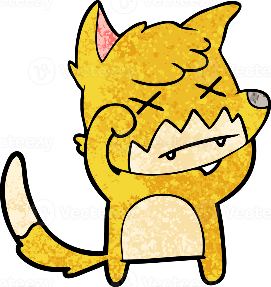 cartoon dead fox png