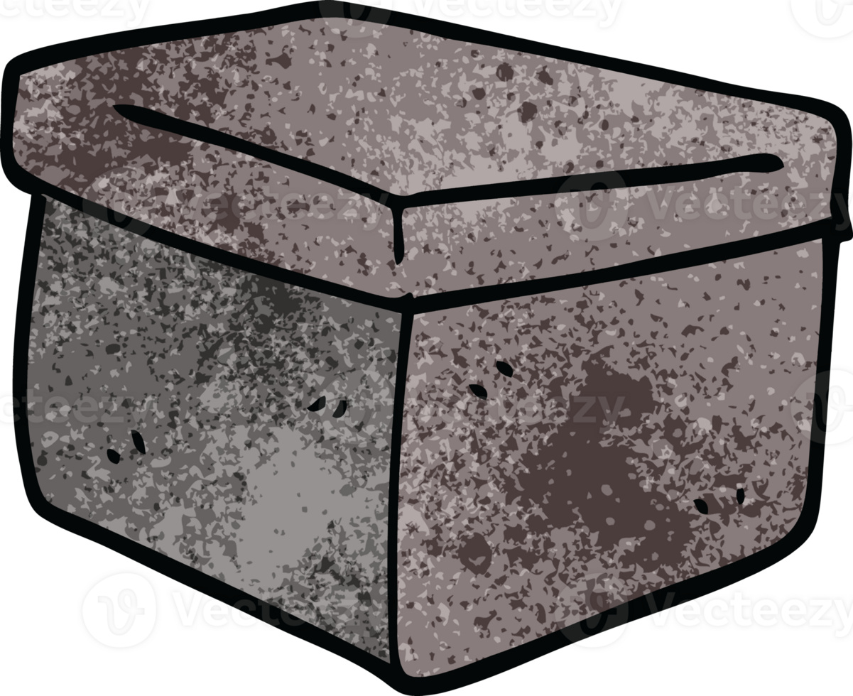 cartoon doodle office filing box png