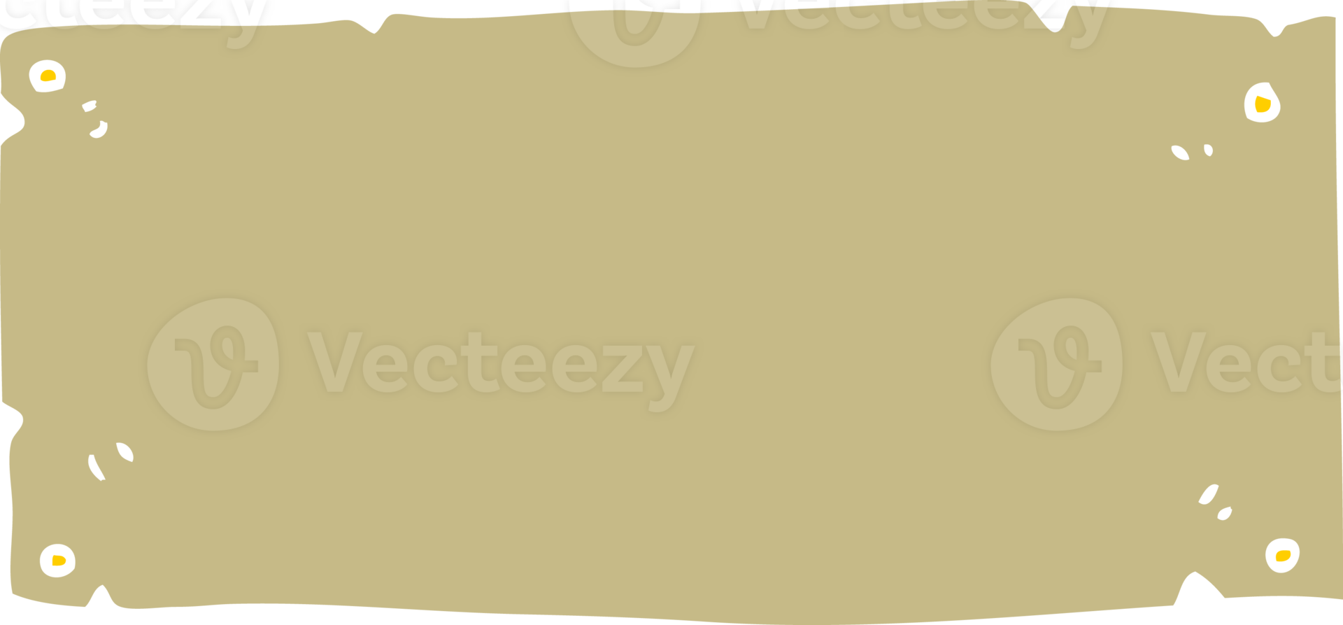 flat color illustration of blank sign png