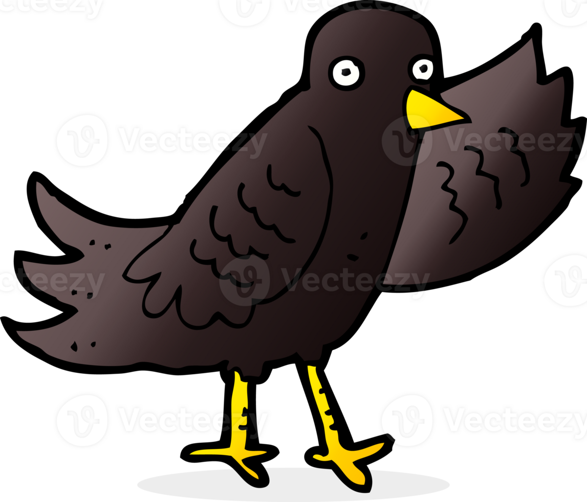 cartoon waving bird png