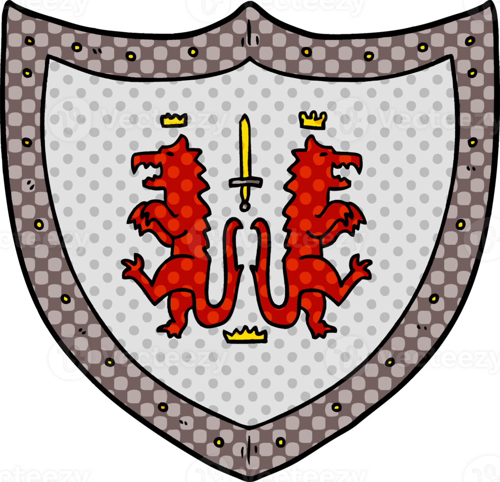 cartoon heraldic shield png