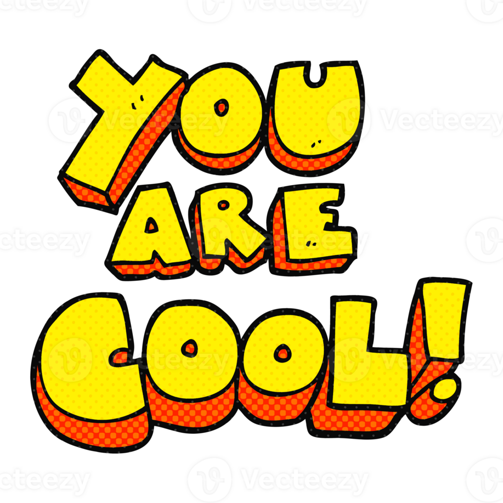 you are    drawn cartoon cool symbol png