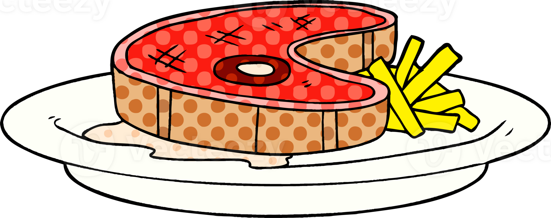 cartoon steak dinner png