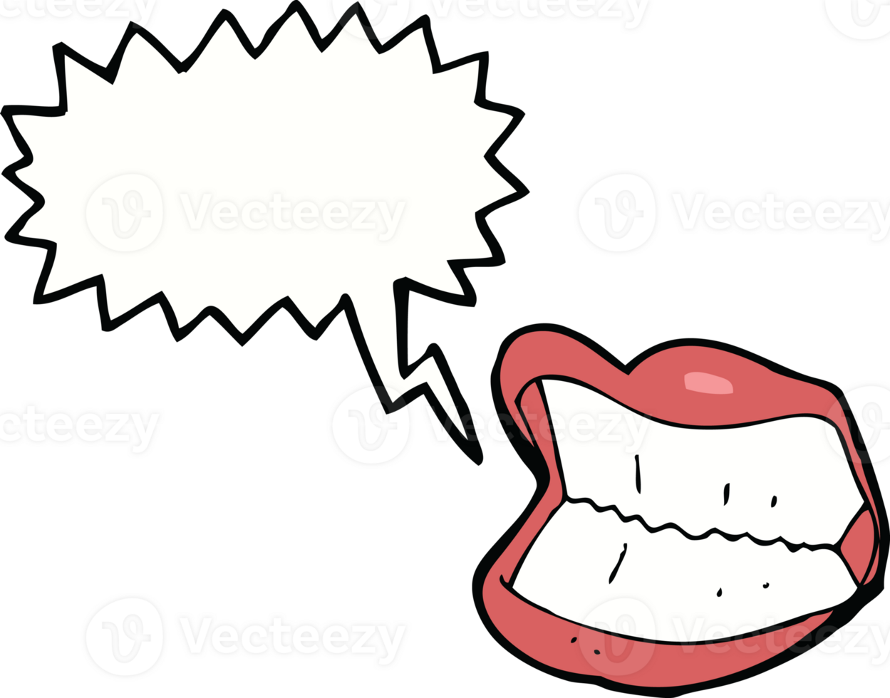cartoon grinning mouth with speech bubble png
