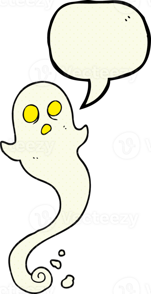 drawn comic book speech bubble cartoon halloween ghost png