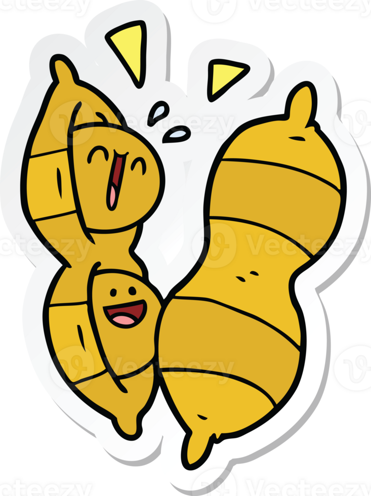 sticker of a cartoon peanuts png