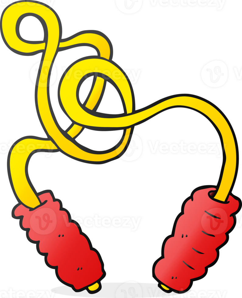 drawn cartoon skipping rope png