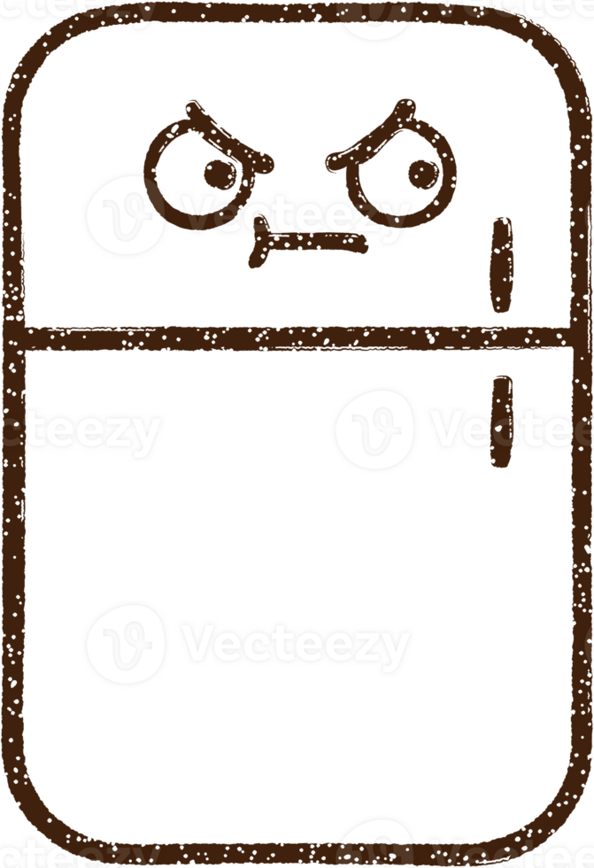 Refrigerator Charcoal Drawing png