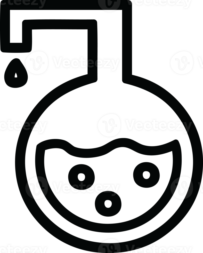 Ciência experimentar ícone símbolo png