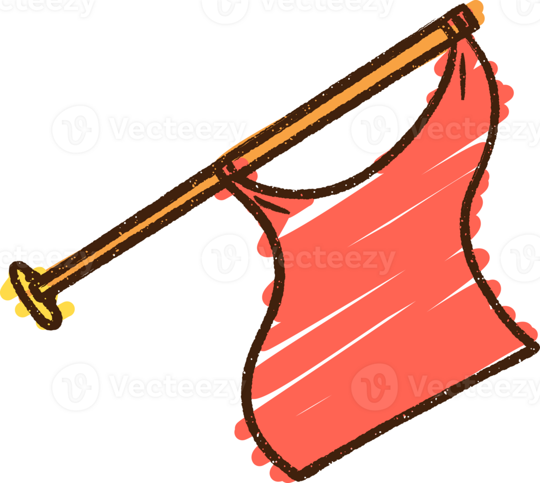 Waving Flag Chalk Drawing png