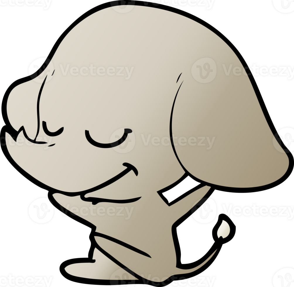 cartoon smiling elephant png