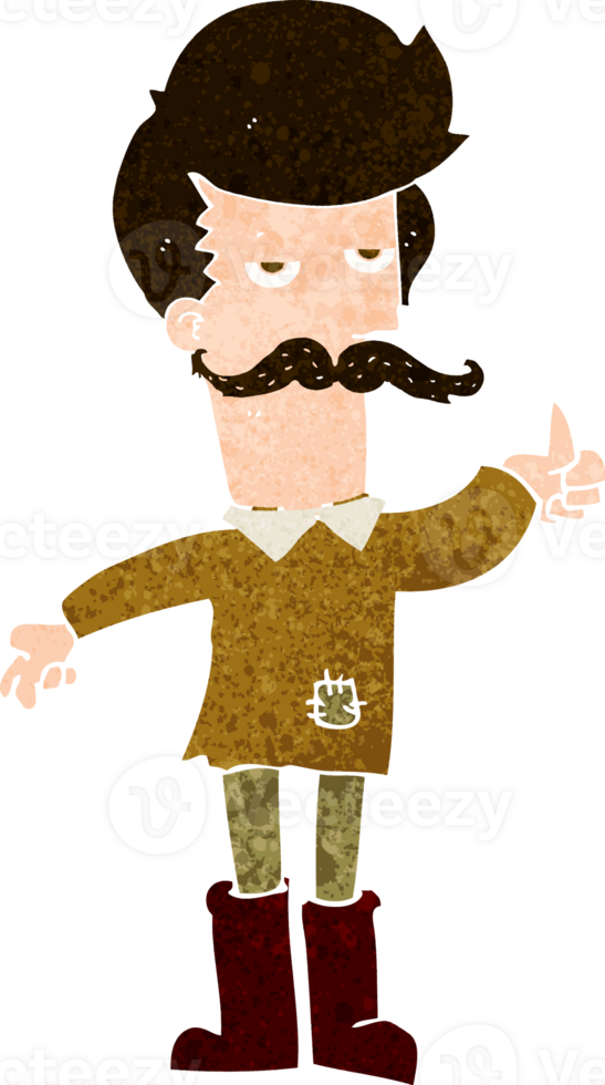 cartoon old man in poor clothes png