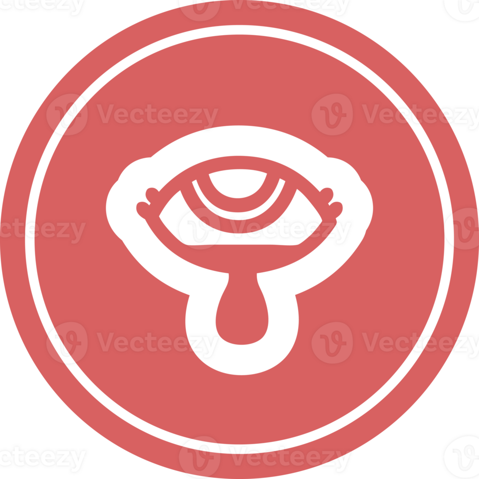 crying eye circular icon symbol png