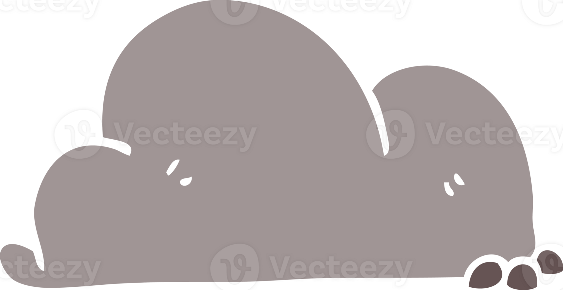 cartoon doodle boulder png