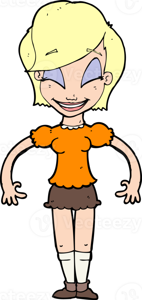 cartoon pretty woman png