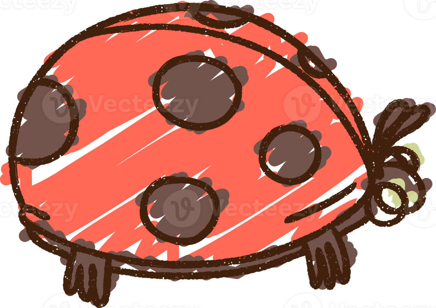 Ladybug Chalk Drawing png