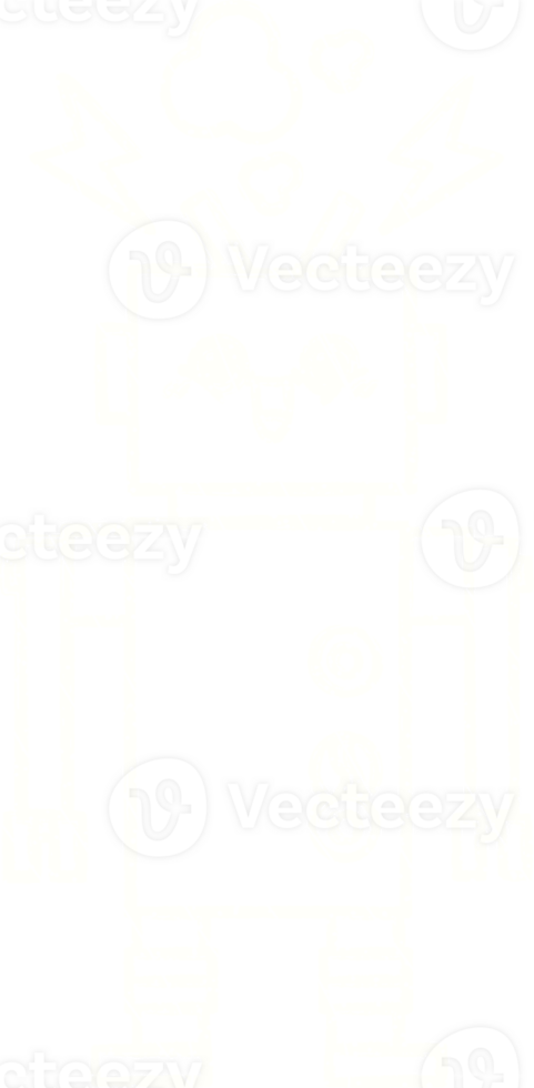 Robot Chalk Drawing png