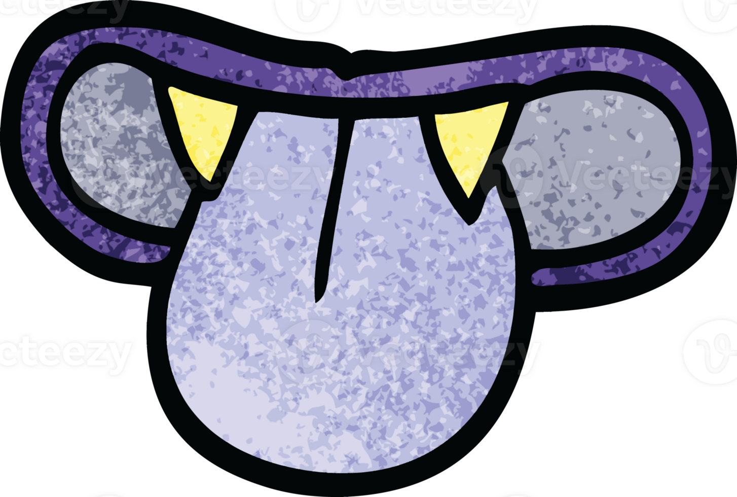 cartoon doodle vampire mouth png