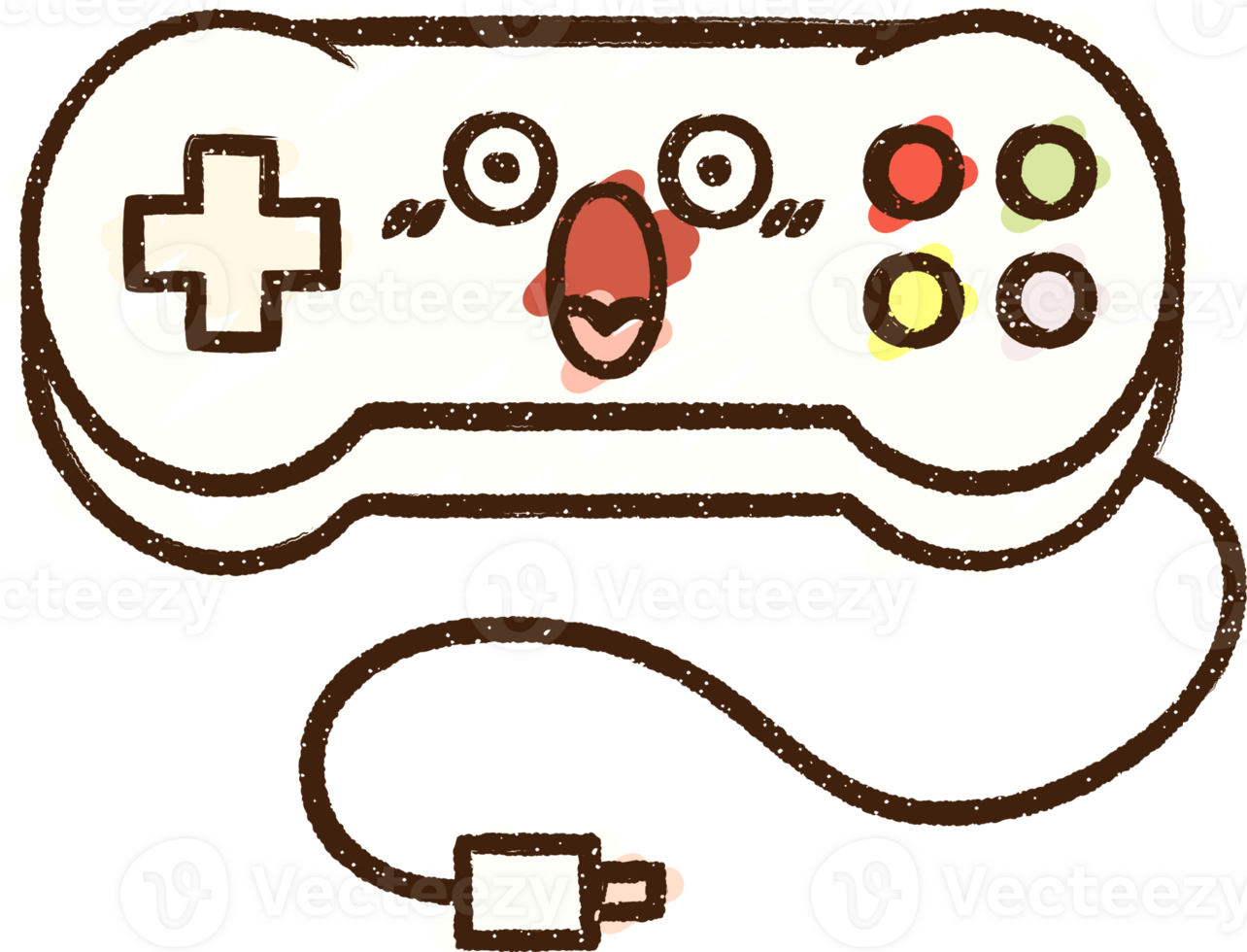 Console Controller Chalk Drawing png