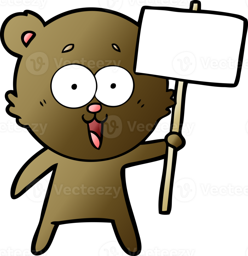 laughing teddy  bear cartoon png