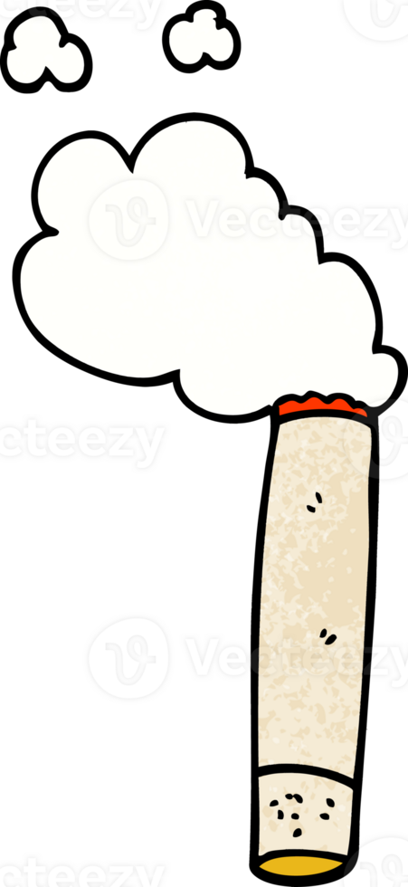 cartoon doodle cigarette png