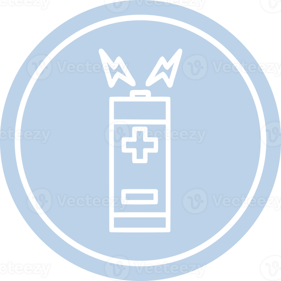 battery circular icon symbol png