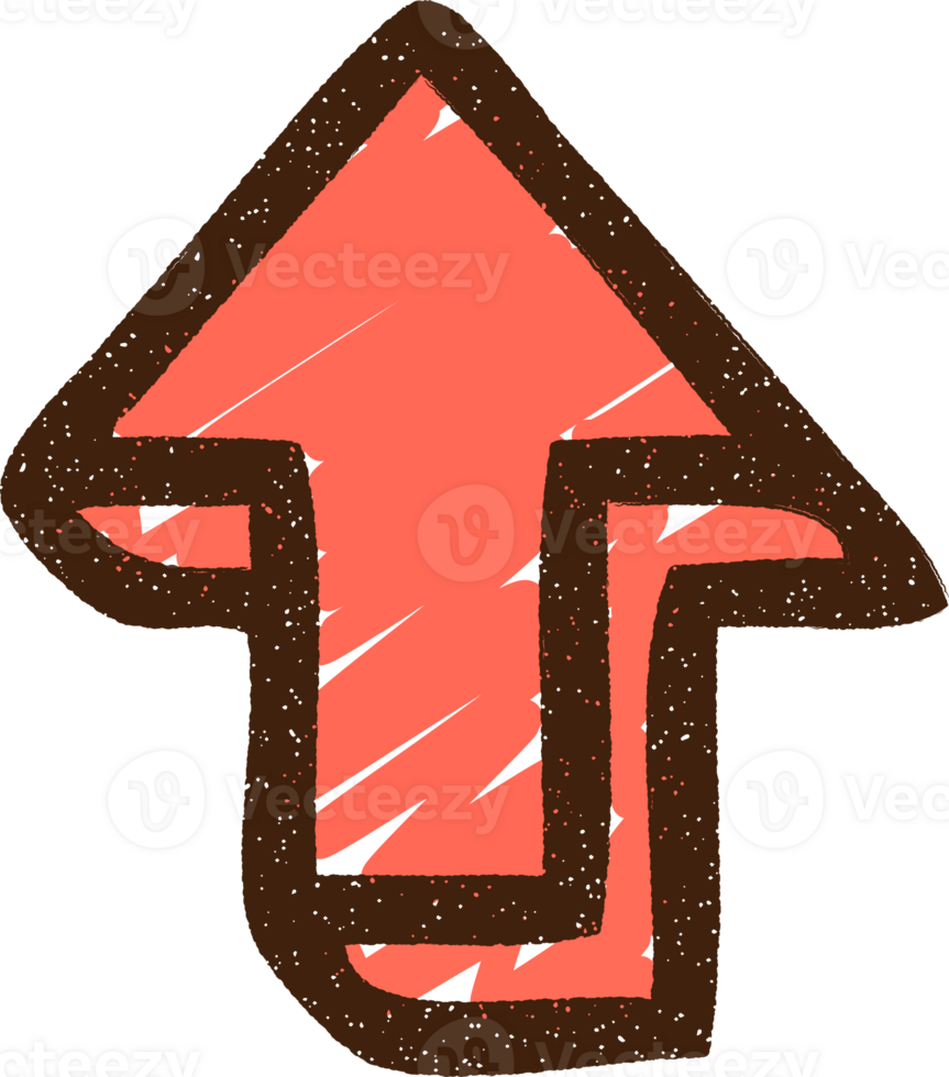 Pointing Arrow Chalk Drawing png