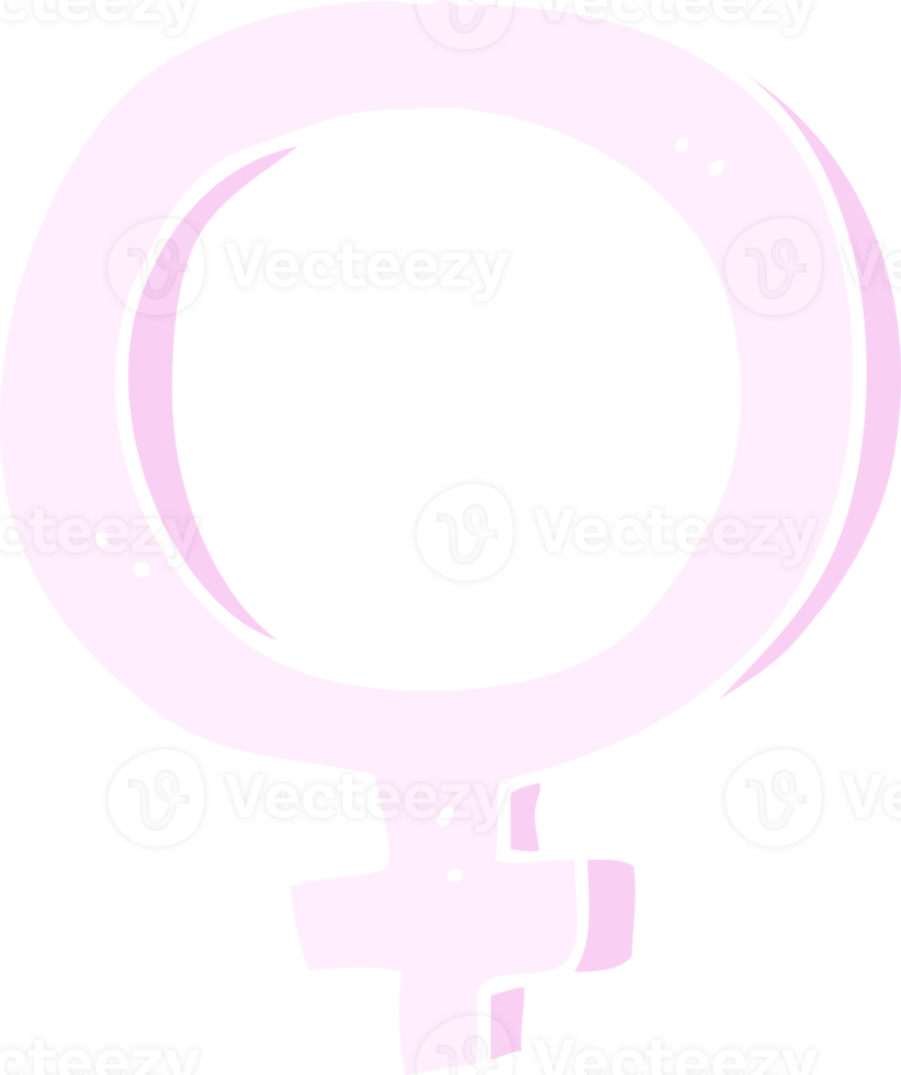 plat Couleur illustration de femelle symbole png