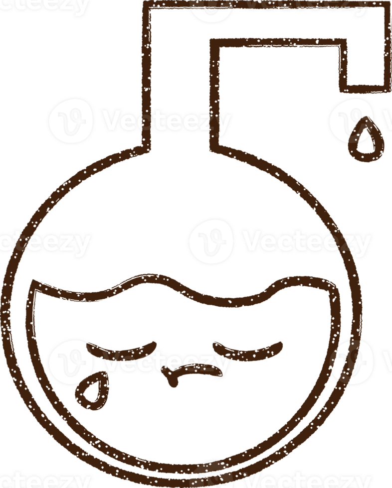 Science Experiment Charcoal Drawing png