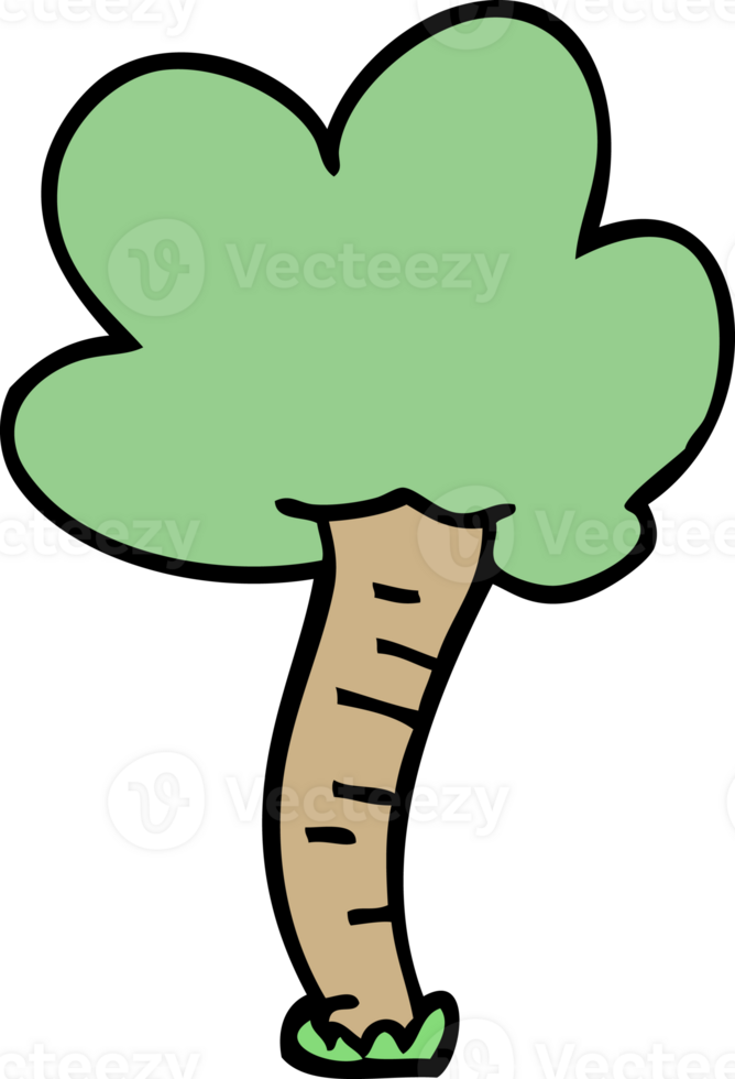 cartoon doodle tree png
