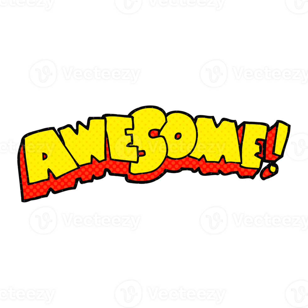 awesome    drawn cartoon png