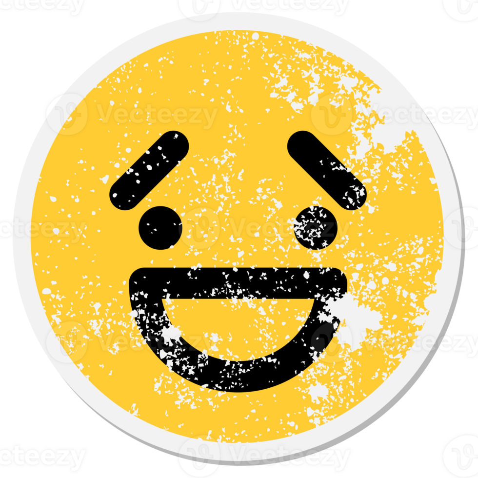 happy face circle png
