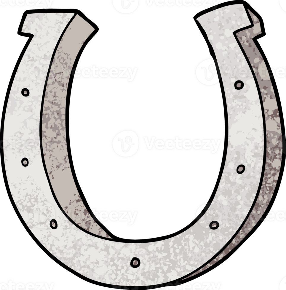 cartoon iron horse shoe png