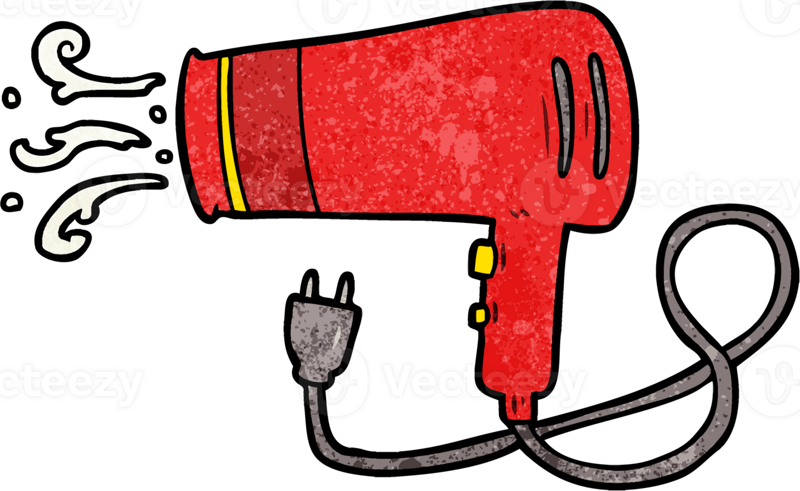 cartoon electric hairdryer png